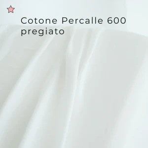 Percalle Extra Fine di Puro cotone TC600